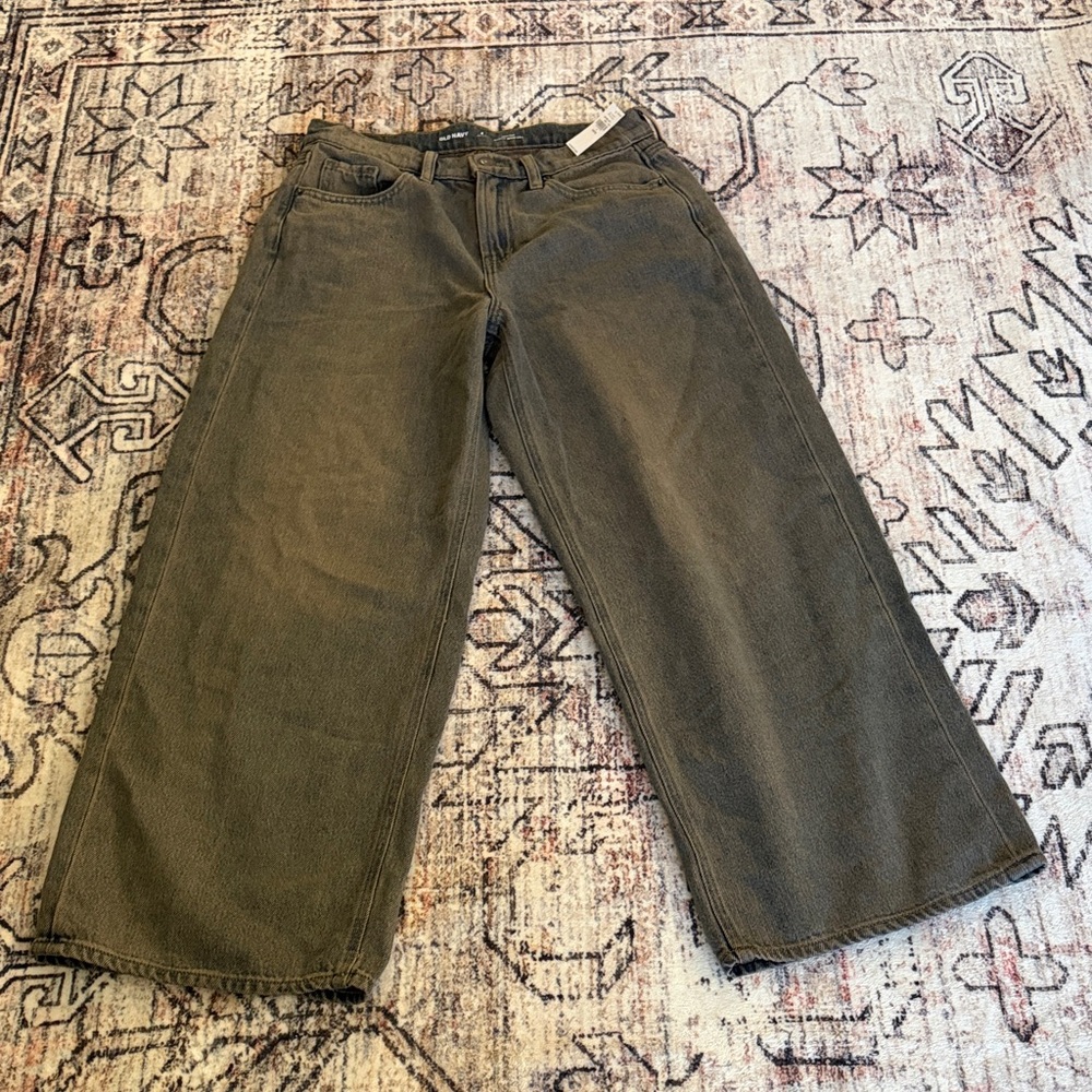 Old Navy High Rise Baggy Wide Leg Jean 4P